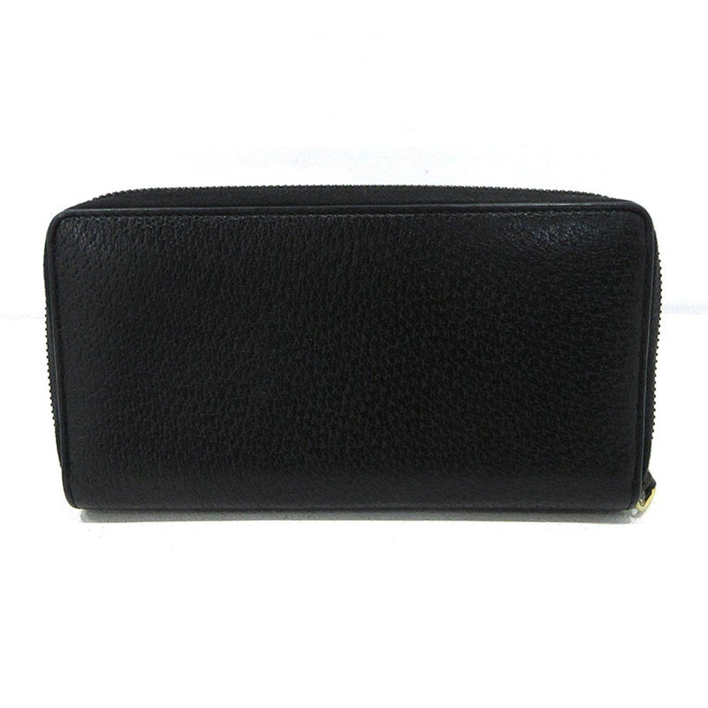 GUCCI Interlocking GG Round Zipper Long Wallet Black - Picture 2 of 10